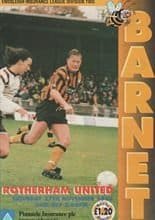 Barnet v Rotherham United 27-Nov-1993