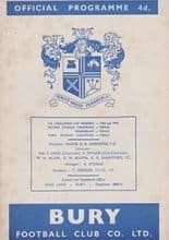 Bury v Rotherham United 27-Apr-1965