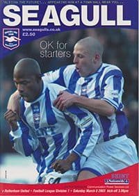 Brighton and Hove Albion v Rotherham United 08-Mar-2003