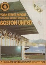Boston United v Scarborough 30-Nov-1983