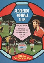 Aldershot v Scunthorpe United 15-Nov-1980