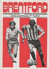 Brentford v Scunthorpe United 21-Dec-1974