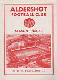 Aldershot v Scunthorpe United 26-Oct-1968