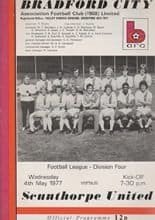 Bradford City v Scunthorpe United 04-May-1977