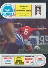 Brighton and Hove Albion v Scunthorpe United 05-Jan-1991