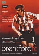 Brentford v Scunthorpe United 06-Aug-2005