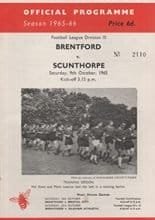 Brentford v Scunthorpe United 09-Oct-1965