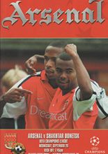 Arsenal v Shakhtar Donetsk 20-Sep-2000