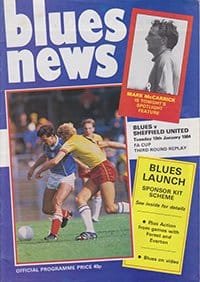 Birmingham City v Sheffield United 10-Jan-1984