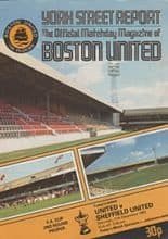 Boston United v Sheffield United 11-Dec-1982
