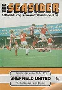 Blackpool v Sheffield United 13-Nov-1976