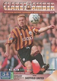Bradford City v Sheffield United 18-Nov-1997
