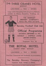 Barnsley v Sheffield United 01-Sep-1951