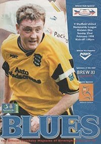 Birmingham City v Sheffield United 22-Feb-1998