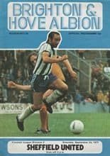 Brighton & Hove Albion v Sheffield United 24-Sep-1977