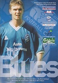 Birmingham City v Sheffield United 09-Sep-2000