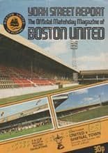 Boston United v Shifnal Town 30-Oct-1982