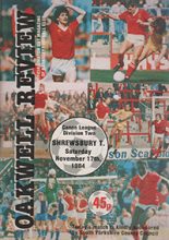Barnsley v Shrewsbury Town 17-Nov-1984