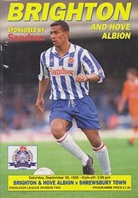Brighton & Hove Albion v Shrewsbury Town 30-Sep-1995