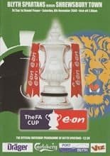 Blyth Spartans vs Shrewsbury Town 08-Nov-2008