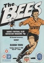 Barnet v Slough Town 21-Aug-1990
