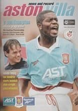 Aston Villa v Southampton 20-Dec-1997