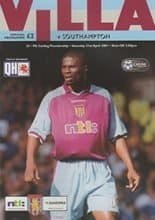 Aston Villa v Southampton 21-Apr-2001