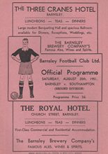 Barnsley v Southampton 25-Aug-1951