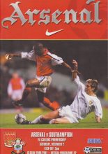 Arsenal v Southampton 02-Dec-2000
