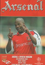 Arsenal v Spartak Moscow 06-Mar-2001