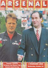 Arsenal v Standard Liege 20-Oct-1993