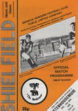Berwick Rangers v Stenhousemuir 15-Nov-1986