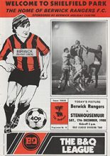 Berwick Rangers v Stenhousemuir 17-Dec-1988