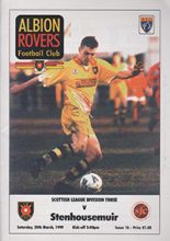 Albion Rovers v Stenhousemuir 20-Mar-1999
