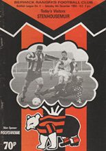 Berwick Rangers v Stenhousemuir 04-Dec-1993