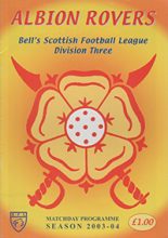 Albion Rovers v Stirling Albion 24-Apr-2004