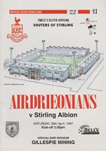 Airdrieonians v Stirling Albion 26-Apr-1997