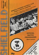 Berwick Rangers v Stirling Albion 16-Aug-1986