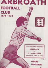 Arbroath v St Johnstone 22-Apr-1978