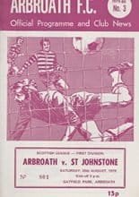 Arbroath v St Johnstone 25-Aug-1979