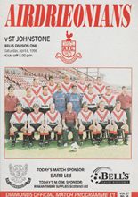 Airdrieonians v St Johnstone 06-Apr-1996