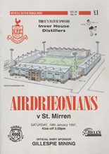 Airdrieonians v St Mirren 18-Jan-1997