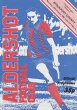 Aldershot v Stockport County 16-Oct-1982