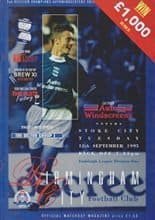 Birmingham City v Stoke City 12-Sep-1995