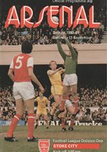 Arsenal v Stoke City 13-Sep-1980