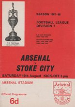 Arsenal v Stoke City 19-Aug-1967