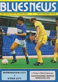 Birmingham City v Stoke City 24-Jan-1987