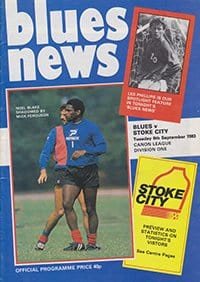 Birmingham City v Stoke City 06-Sep-1983