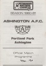 Ashington v Sunderland 15-Oct-1980