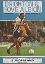Brighton and Hove Albion v Sunderland 25-Feb-1978
